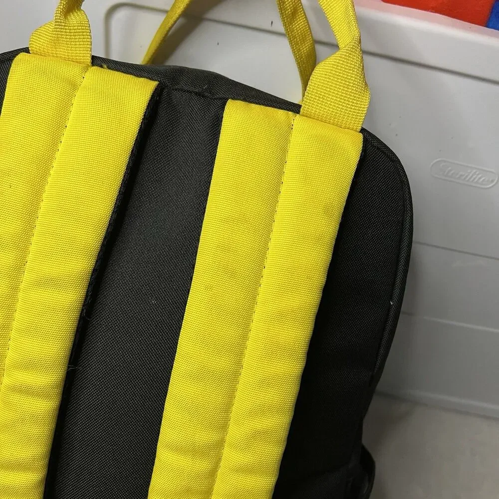 Pokemon Loungefly Pikachu Backpack Black & Yellow Lightning Bolt 17